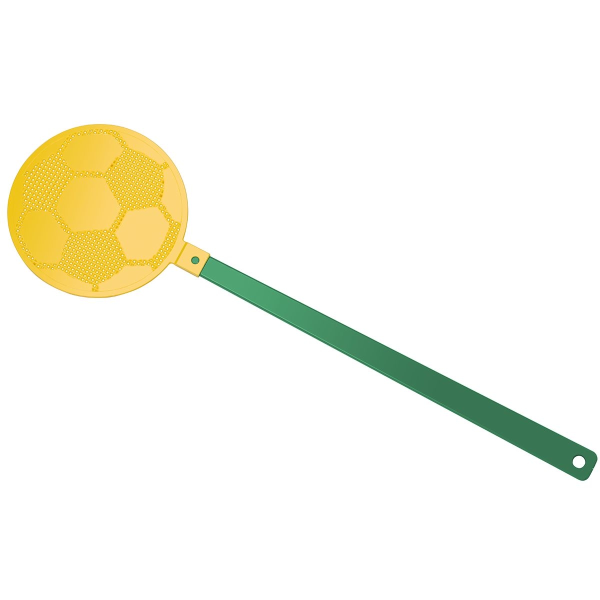 HE8410-2-4Fliegenklatsche _Fussball_ gruen_ gelb HE8410-2-4Fliegenklatsche _Fussball_ gruen_ gelb