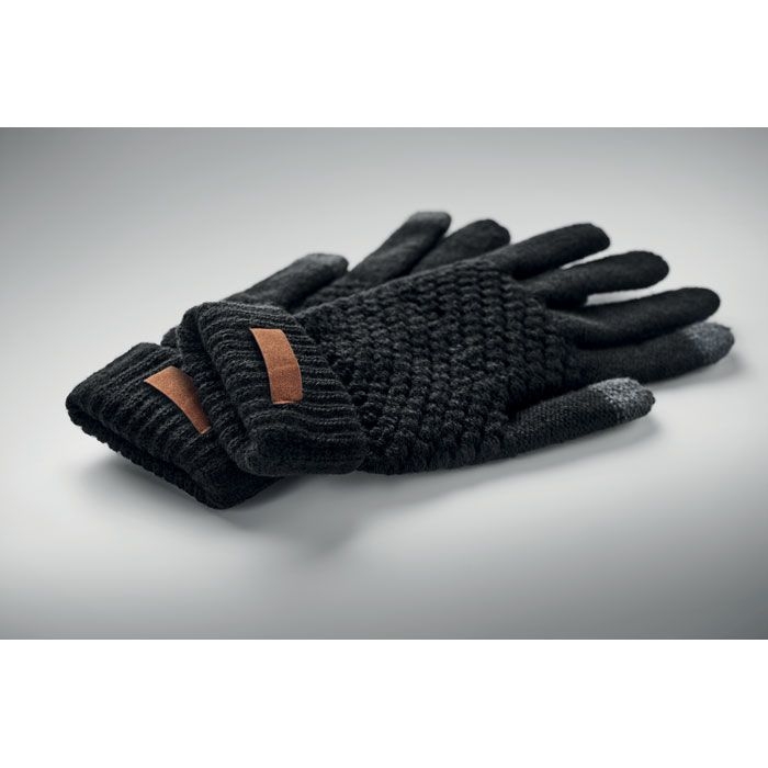 MO6667-03Takai Touchscreen Handschuhe RPET_ Schwarz