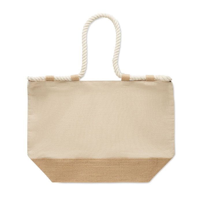 MO2805-13Makenke Strandtasche Canvas 280g_m²_ beige