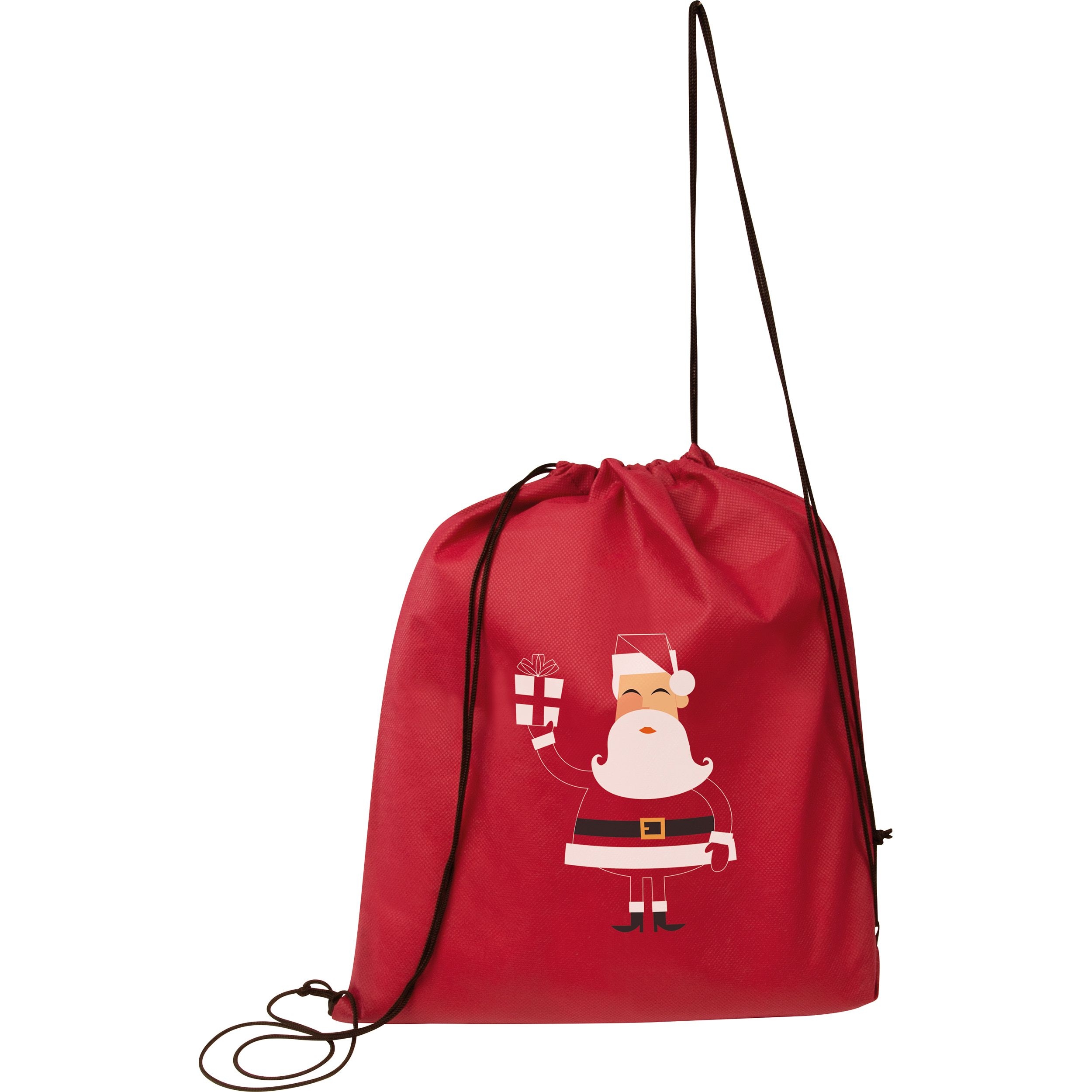 MA60873Gymbag aus Non Woven mit Weihnachtsmotiv
