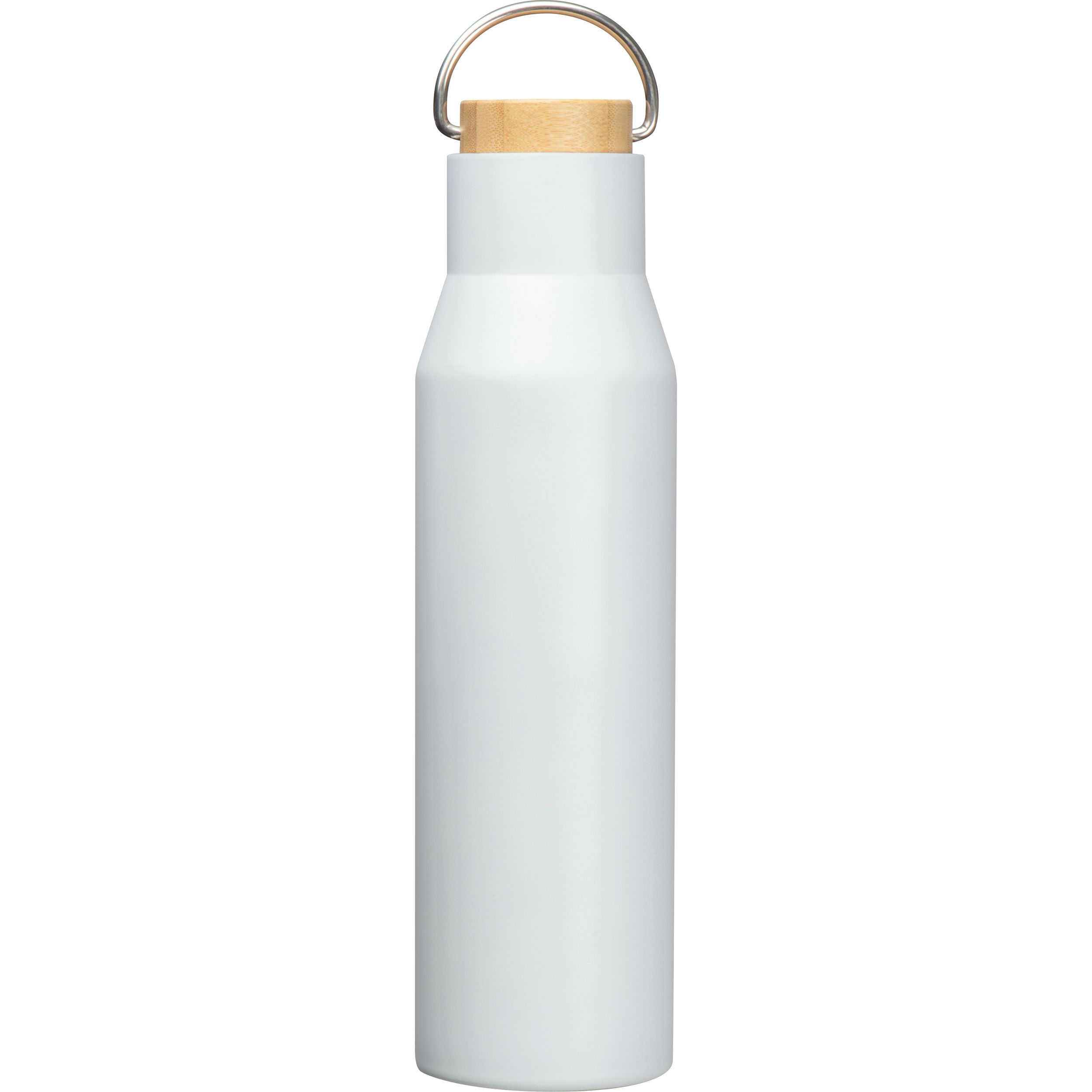 MA83893-06Vakuum Trinkflasche aus recyceltem Edelstahl  MIRELLA_ weiss