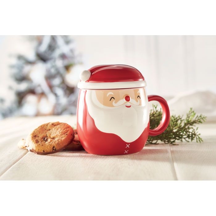 CX1492-05Santa Keramikbecher 370 ml_ rot