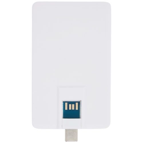 PF123750-1Duo slim 64 GB USB-Stick mit Typ-C und USB-A 3.0_ weiss_ 64 GB