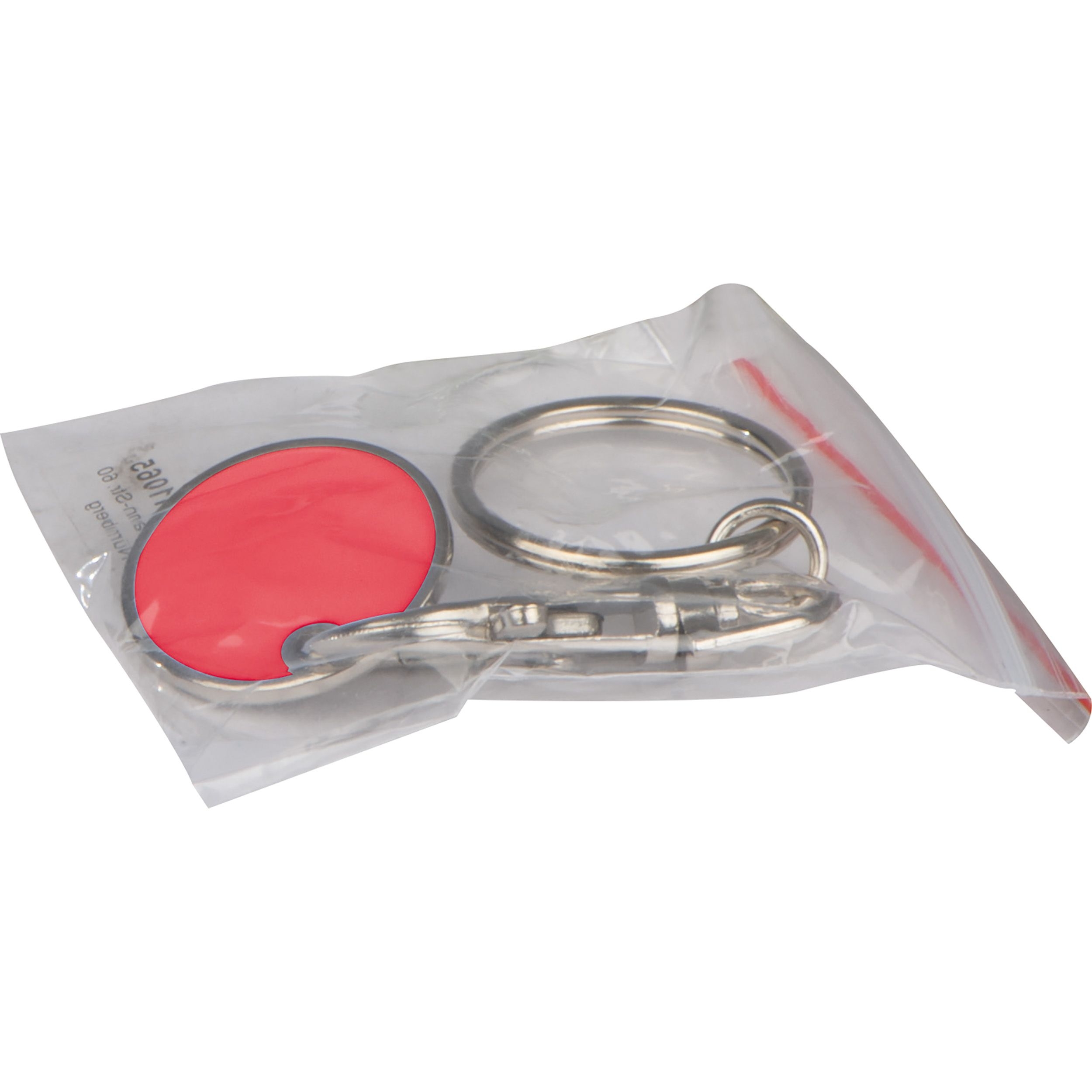 MA90477-05Schluesselanhaenger mit Einkaufschip NELLIE_ rot