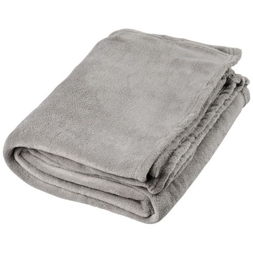 PF112810-2Bay Plaid-Decke aus extraweichem Coral-Fleece_ grau