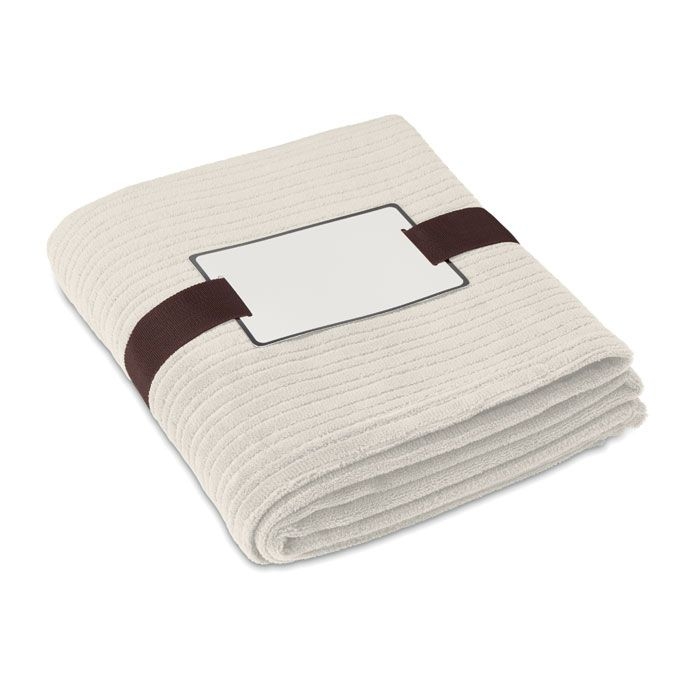 MO7246-13Cap Code Fleece-Decke 240g_m²_ Beige