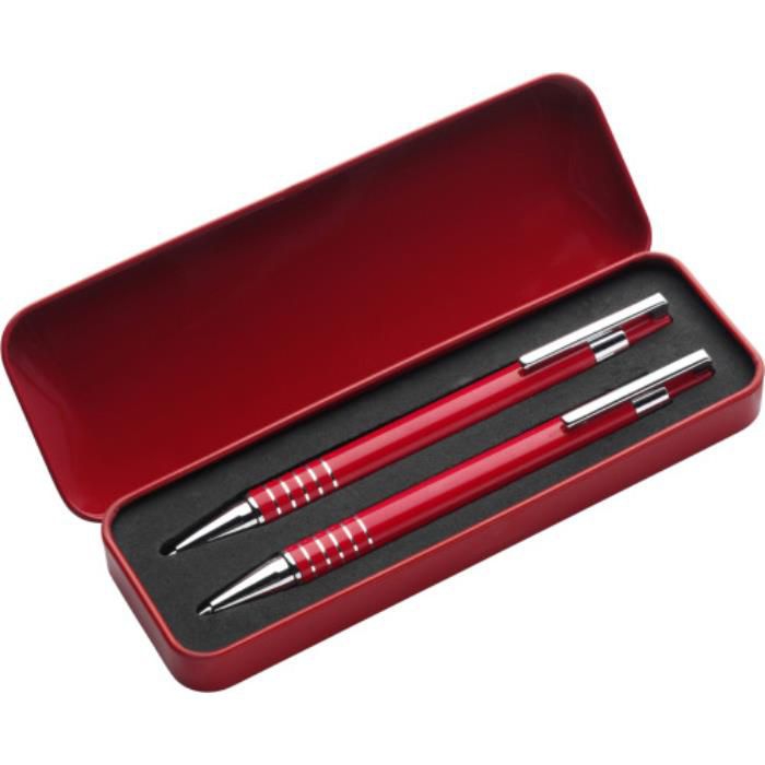 GI3298Schreibset aus Aluminium_Metall Yolanda