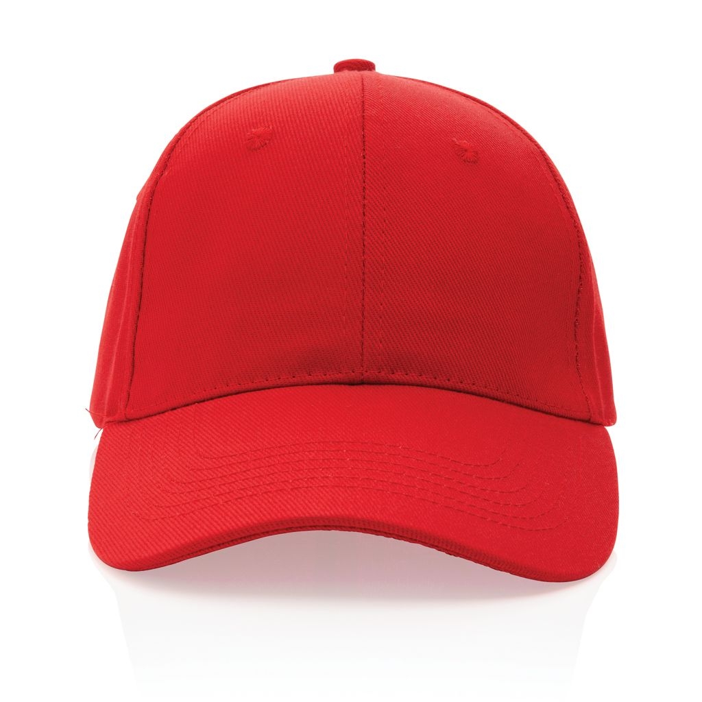 XDP453.30-4Impact 6 Panel Kappe aus 280gr rCotton mit AWARE™ Tracer_ rot