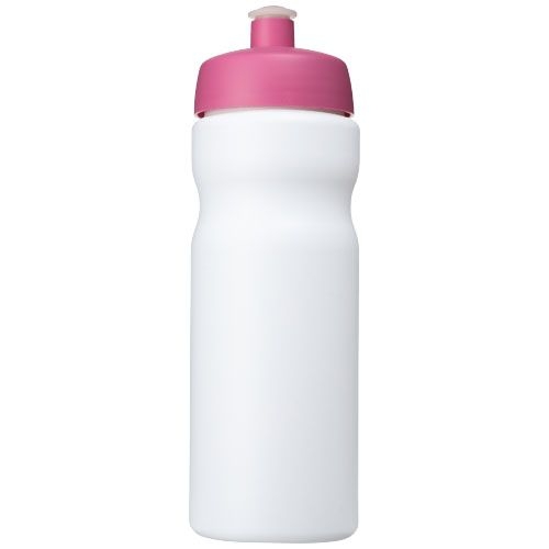 PF210684-9Baseline® Plus 650 ml Sportflasche_ weiss_rosa