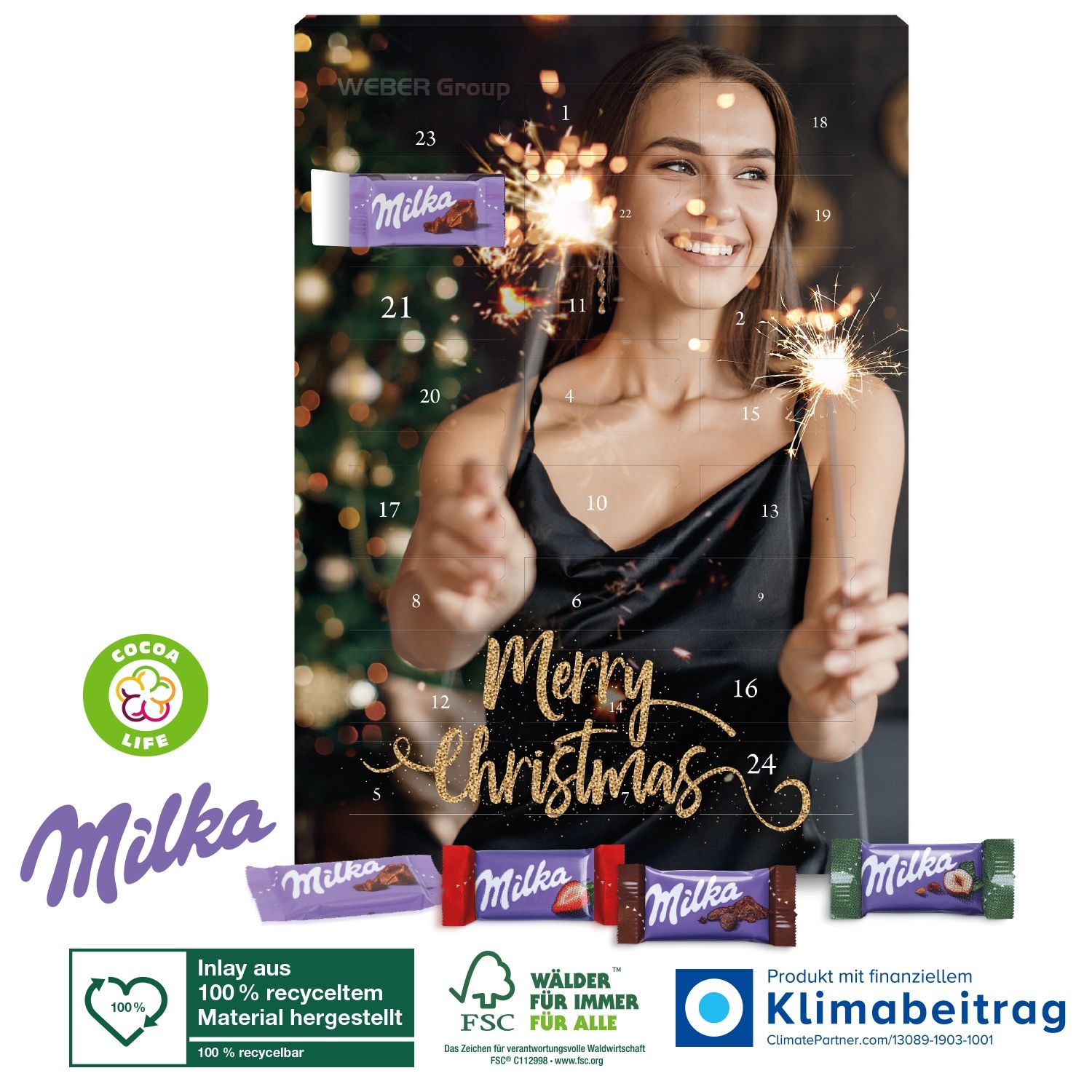 CD95201-01Wand-Adventskalender mit Milka Schokolade Mix_ Motiv-Vorlage