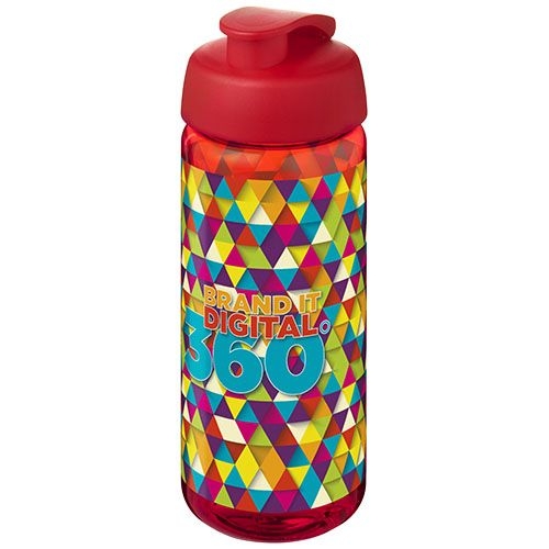 PF210445-7H2O Active® Octave Tritan™ 600-ml-Sportflasche mit Klappdeckel_ rot_rot
