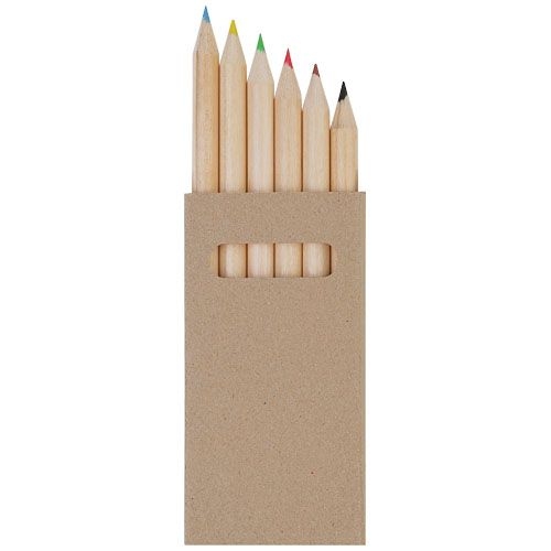 PF106219-1Ayola 6-teiliges Buntstiftset_ natur