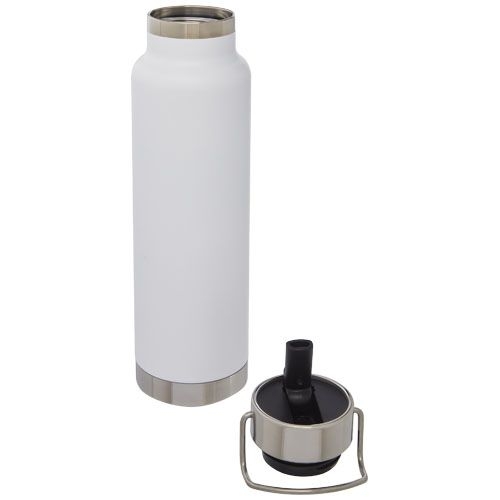 PF100732-1Thor 750 ml Kupfer-Vakuum Sportflasche mit Trinkhalm_ weiss