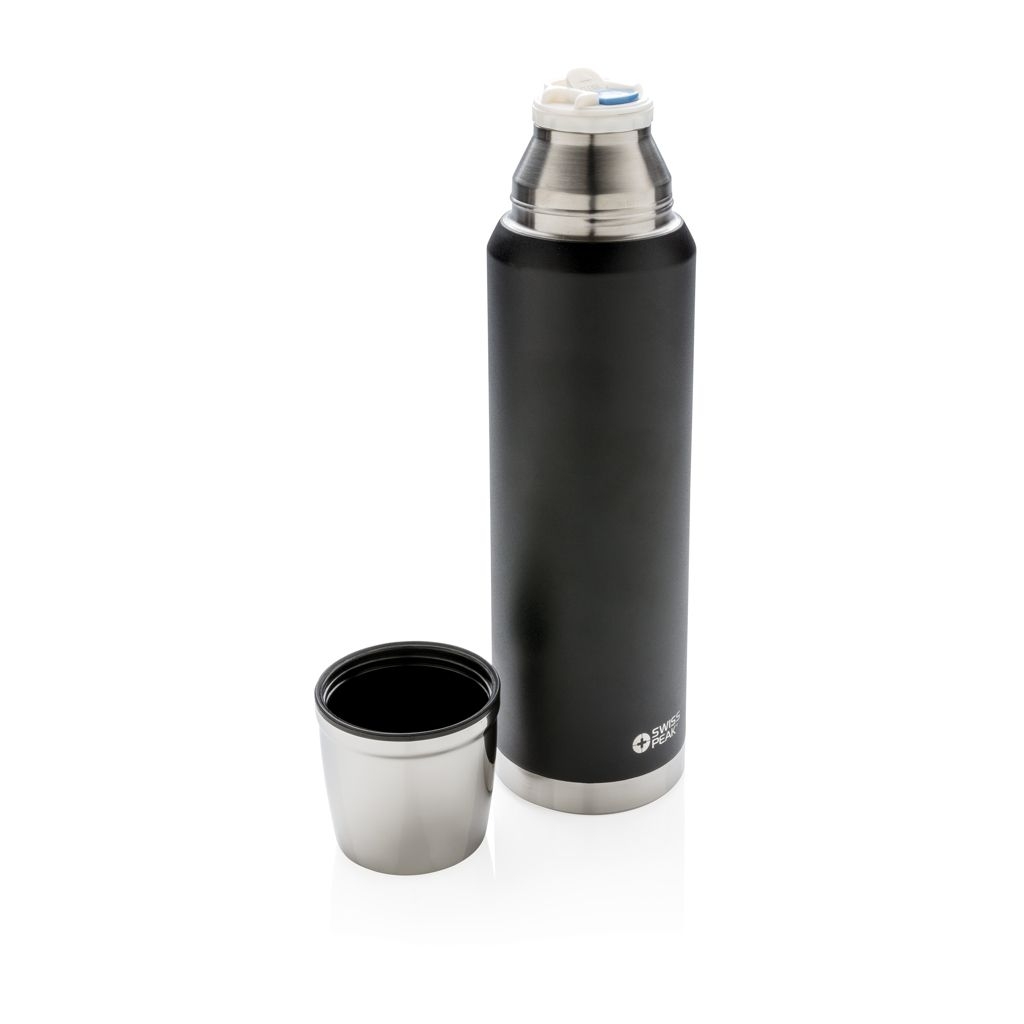 XDP433.36-1Swiss Peak Elite  1l Kupfer Vakuum Flasche_ schwarz