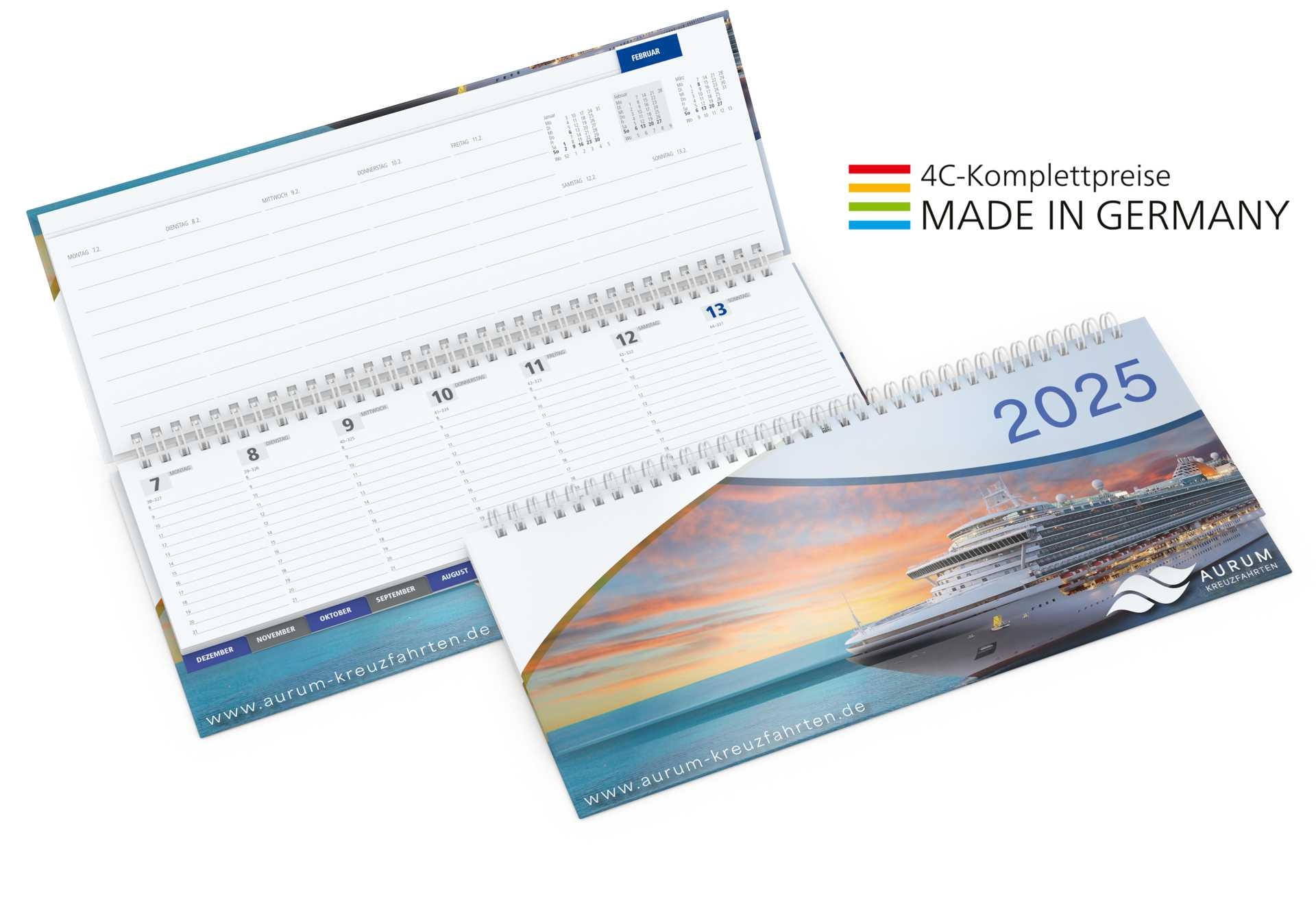 Tisch-Querkalender Master Register
