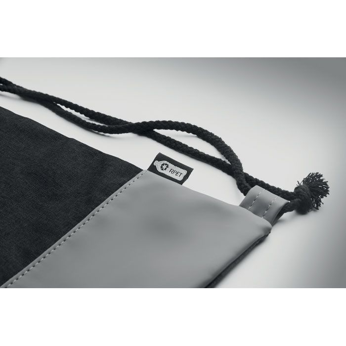 MO2527-03Libag Beutel mit Kordelzug RPET_ schwarz
