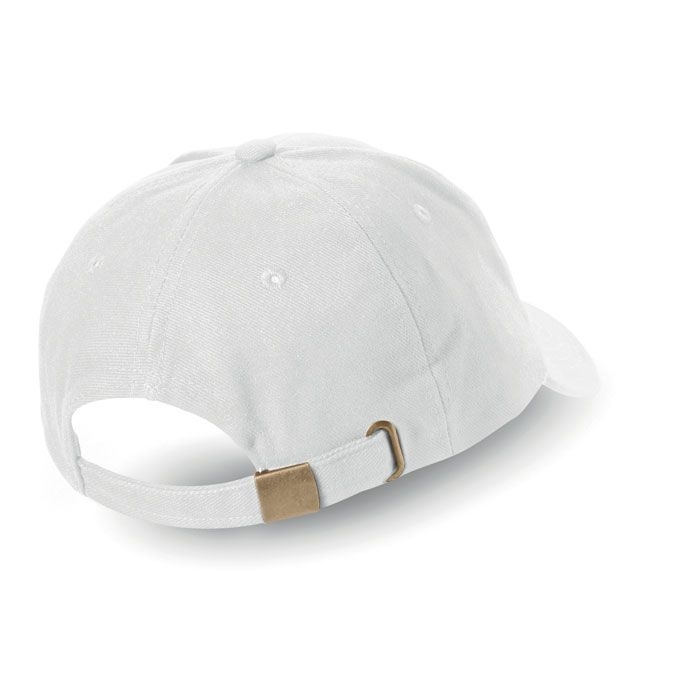 KC1464-06Natupro Baseball Kappe 6 Panels_ Weiss