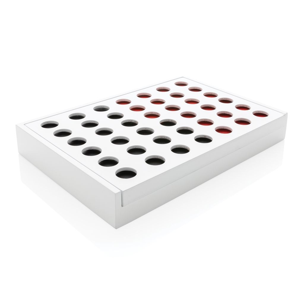 XDP940.24-3Connect Four Holzspiel_ weiss