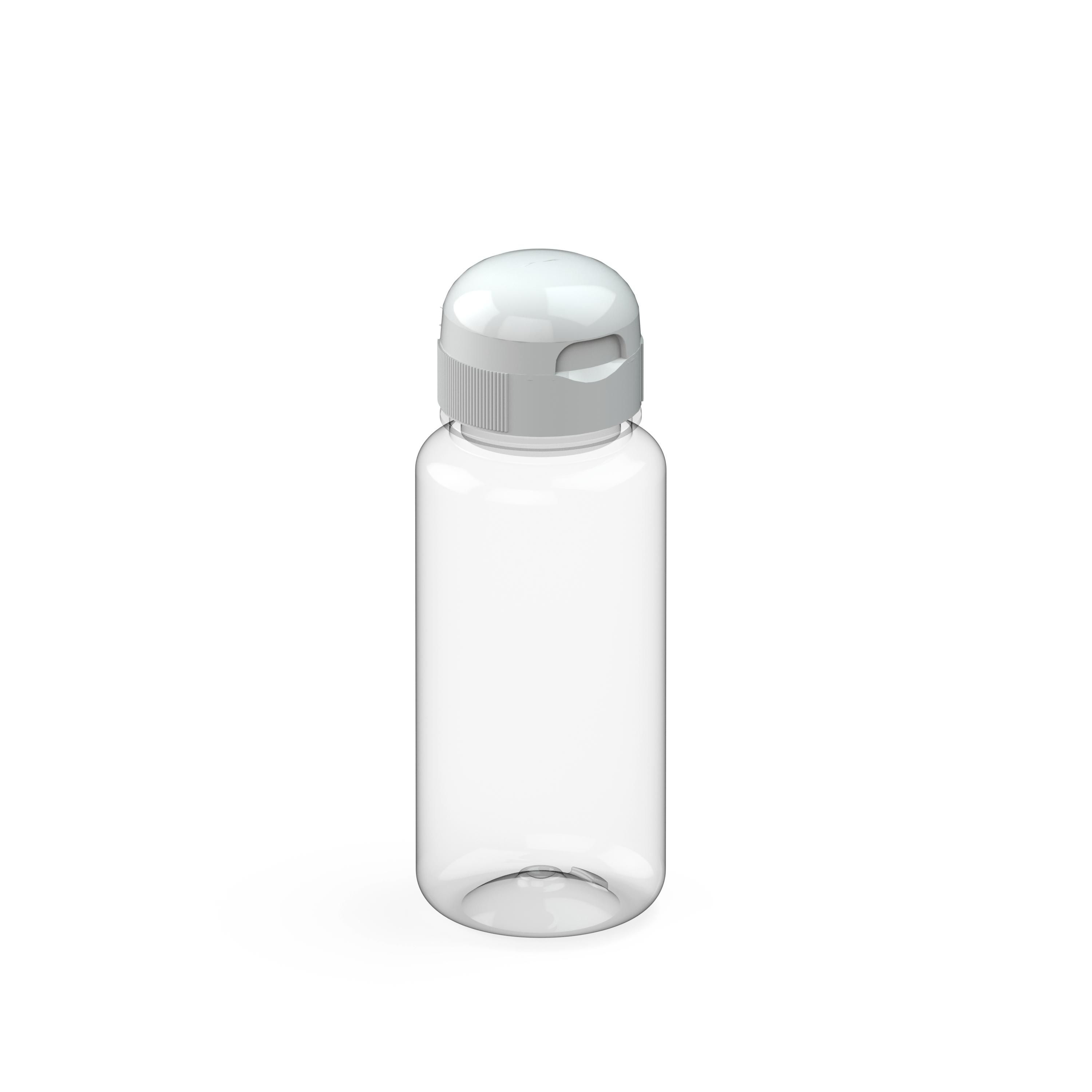 EL01390-4Trinkflasche _Sports_ 400 ml_ transparent_ weiss