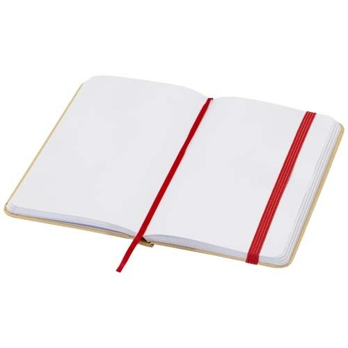 PF106022-2Reed A6 Hardcover Notizbuch_ blanko_ aus recyceltem Material_ rot