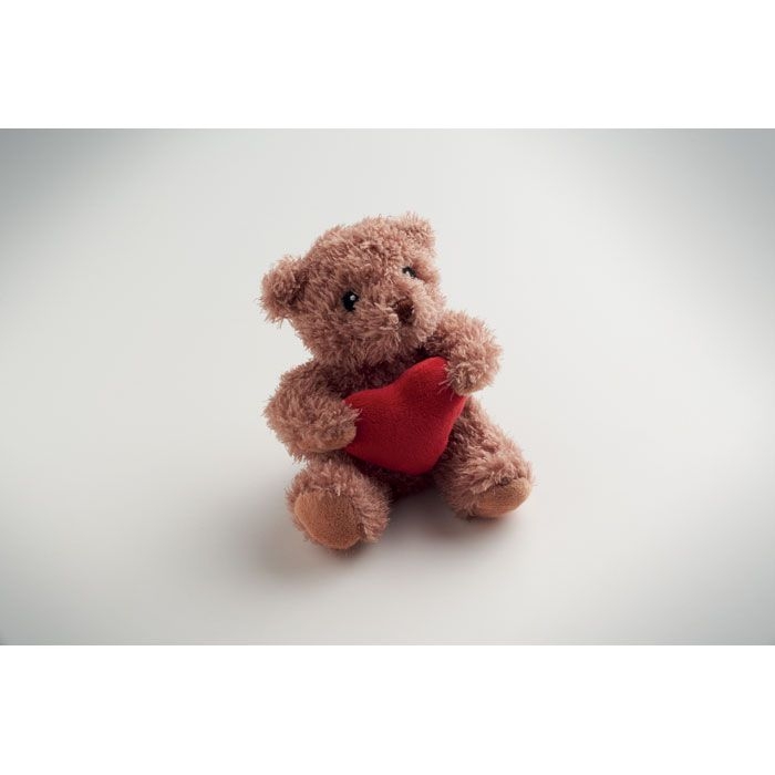 MO2802-05Cuddle Teddybaer mit Herz_ rot