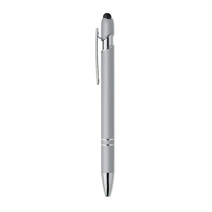 MO2798-14Siparo Druckkugelschreiber mit Stylus_ silber
