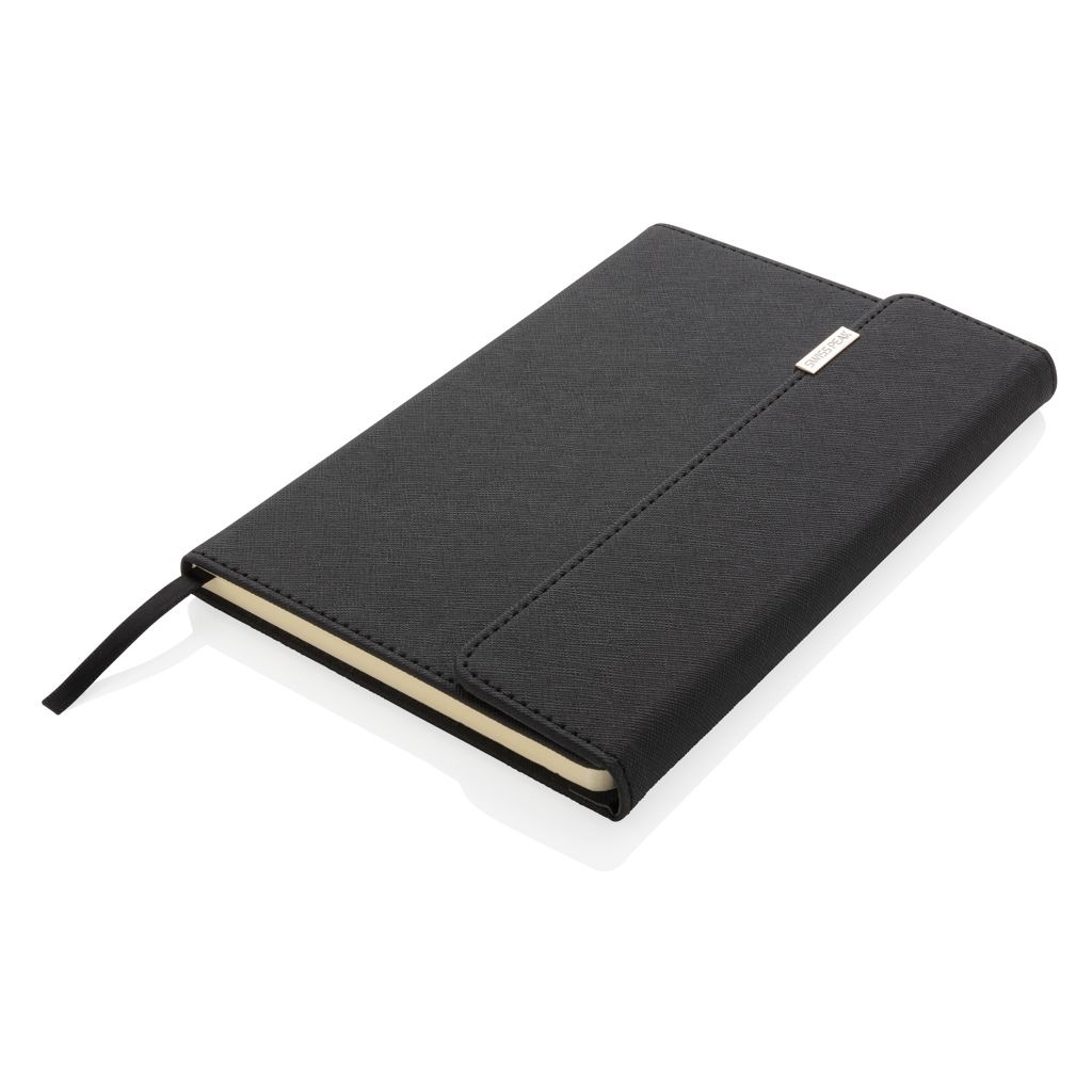 XDP772.92-1Swiss Peak Deluxe A5 Notizbuch mit Stift_ schwarz