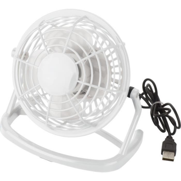 GI3639-02USB-Ventilator aus Kunststoff Preston_ Weiss