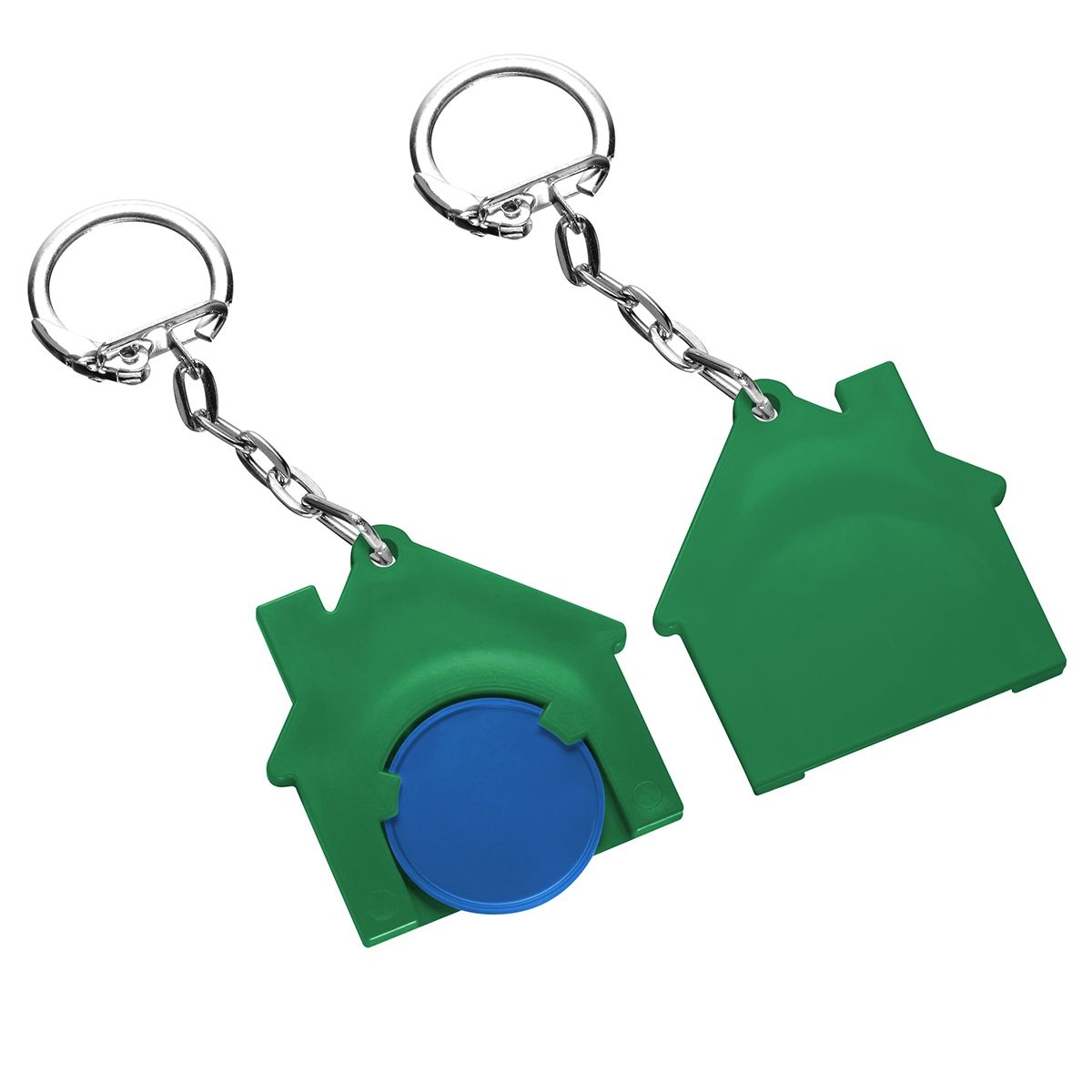 HE7516K-3-2Chiphalter mit 1€-Chip _Haus_ blau_ gruen