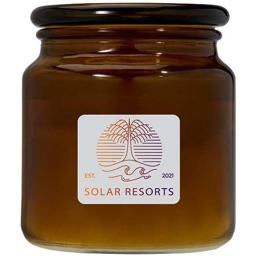 PF113240-1Wellmark Let's Get Cozy Duftkerze mit Zedernholzduft_ 650 g_ amber heather