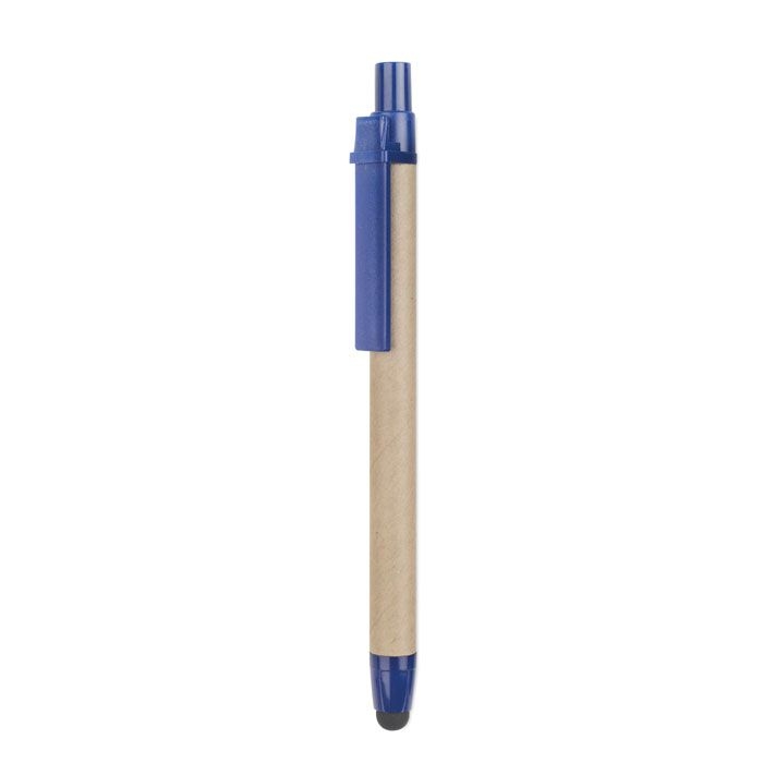 MO8089-04Recytouch Kugelschreiber mit Stylus _ Blau