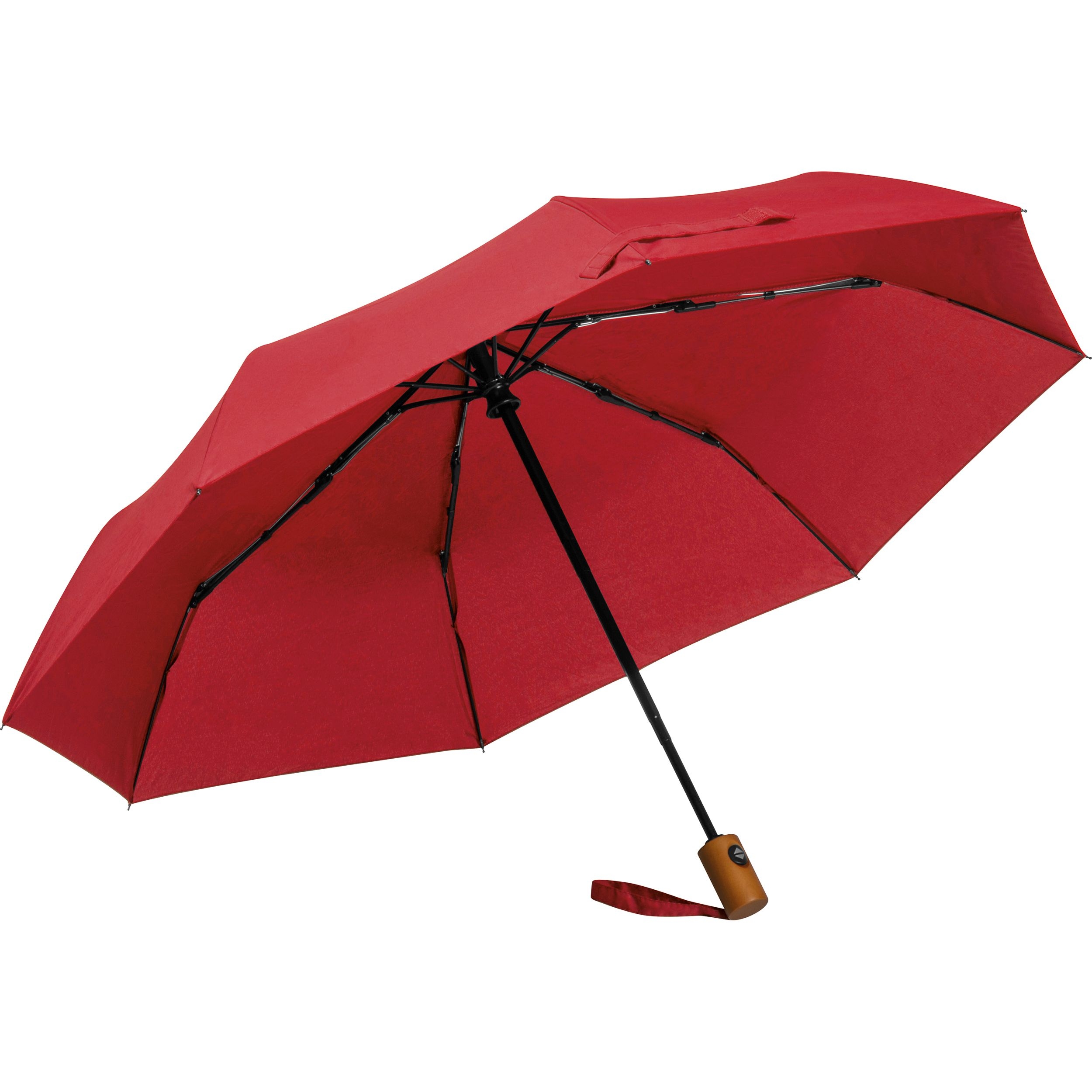 MA43223-05Regenschirm aus recyceltem Polyester MALWINA_ rot