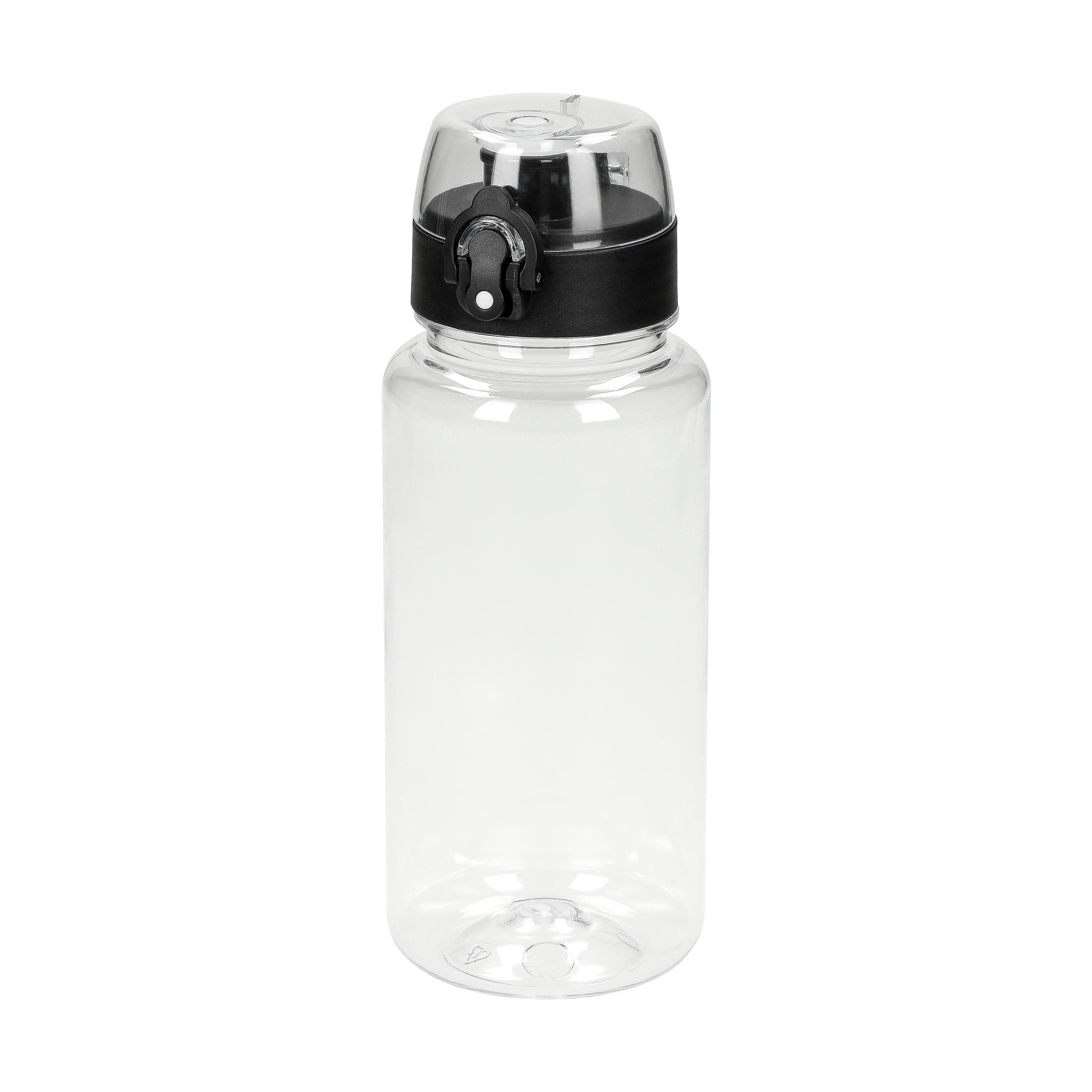 EL02334-1Trinkflasche _Oasis_ 400 ml_ transparent_ schwarz