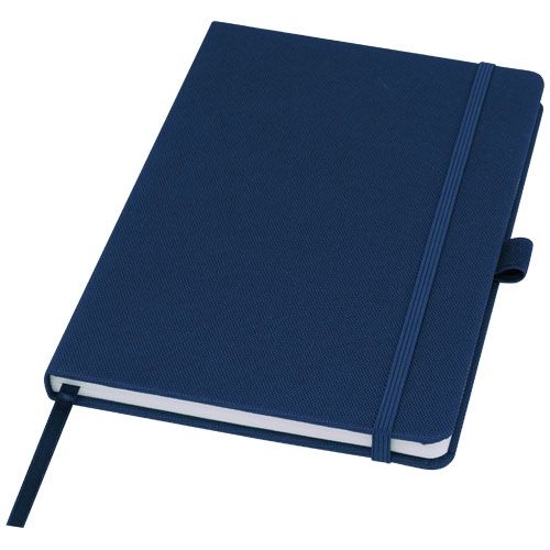 PF107763-4Honua A5 Notizbuch aus recyceltem Papier mit Cover aus recyceltem PET_ navy PF107763-4Honua A5 Notizbuch aus recyceltem Papier mit Cover aus recyceltem PET_ navy