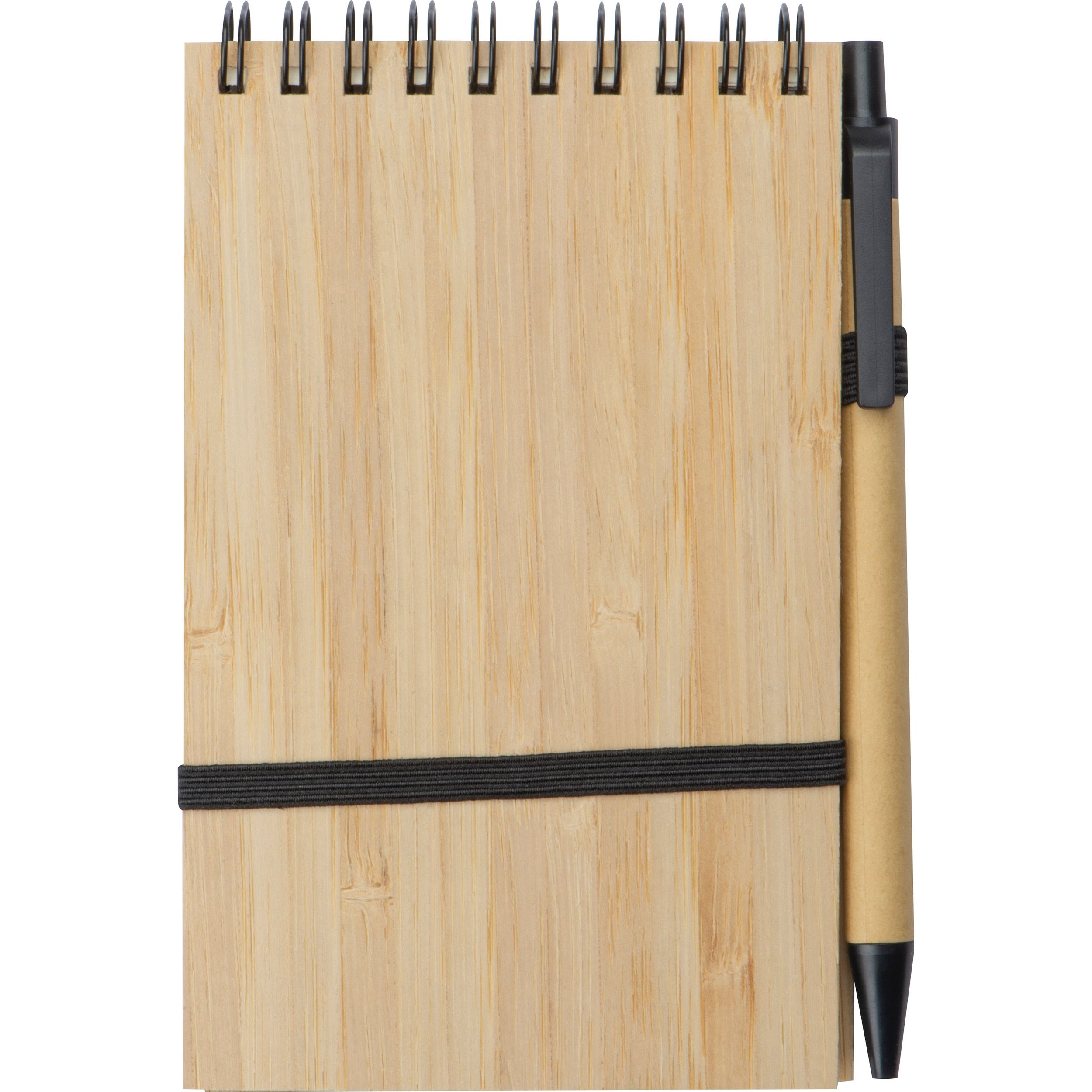 MA23218-13Notizbuch mit Bambuscover_ beige