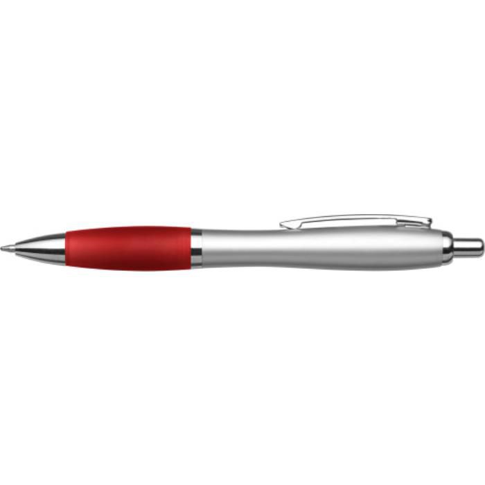 GI3011-08Kugelschreiber aus Kunststoff Cardiff_ Rot