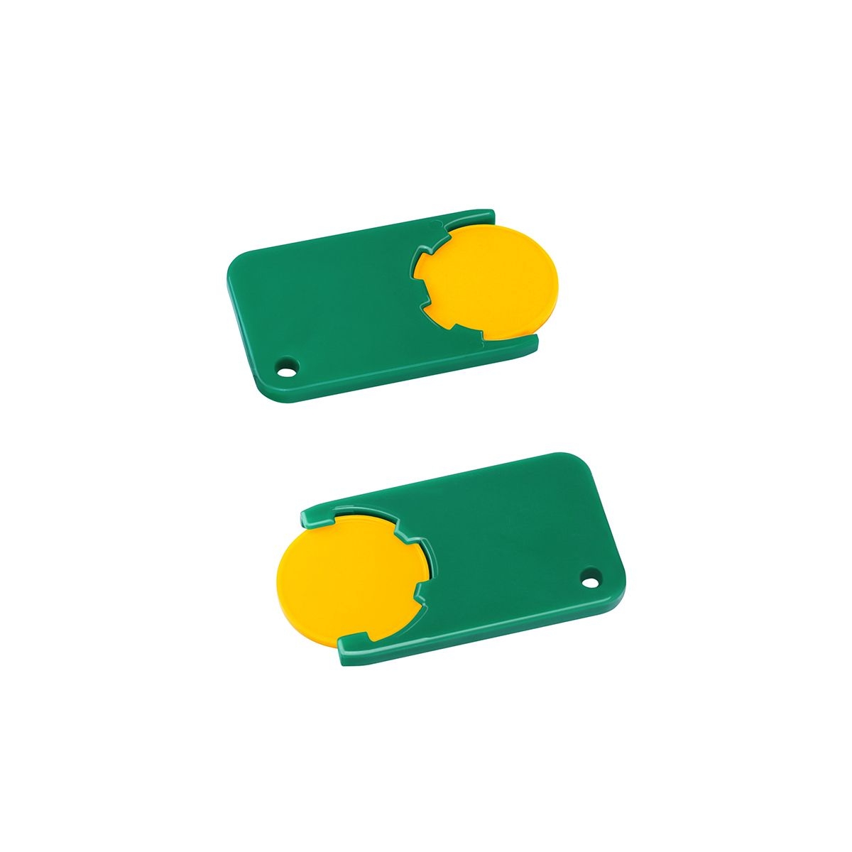 HE7454-4-2Chiphalter mit 1€-Chip _Beta_ gelb_ gruen