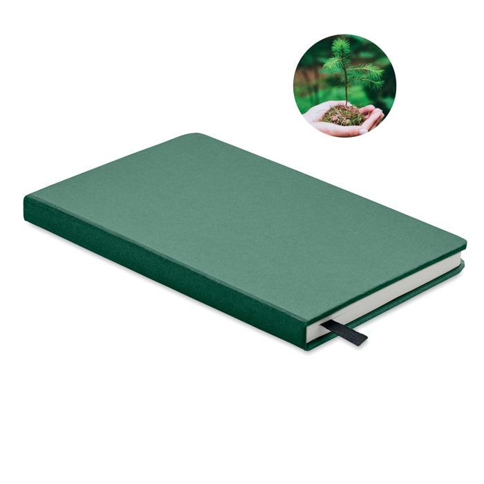 MO6689-60Grow DIN A5 Notizbuch_ liniert_ Dunkelgruen