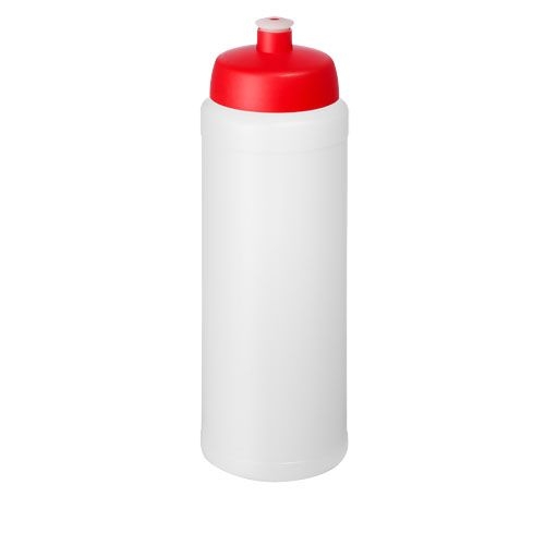 PF210690-19Baseline® Plus 750 ml Flasche mit Sportdeckel_ transparent_rot