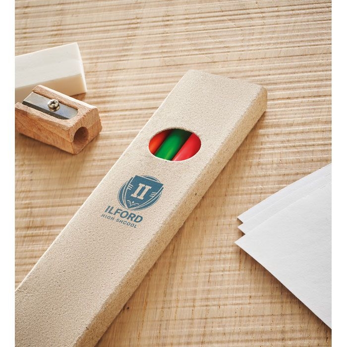 MO6836-99Bowy 4 Textmarker-Buntstifte_ bunt