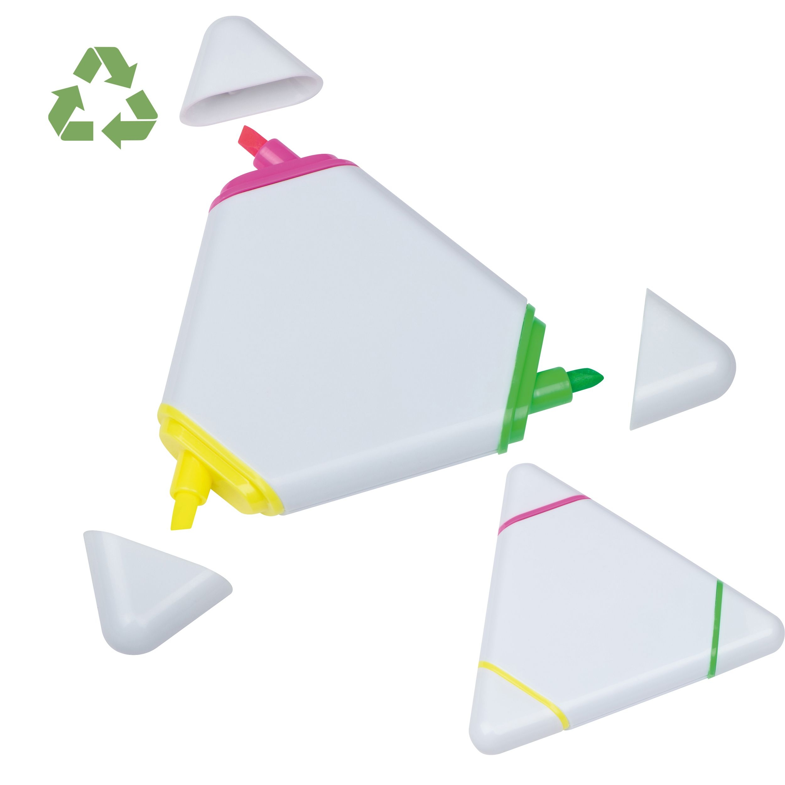 MA13883-06Textmarker Dreieck VICTOR_ weiss