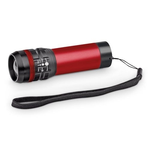 ST94758-105ZOOMIN Taschenlampe_ rot