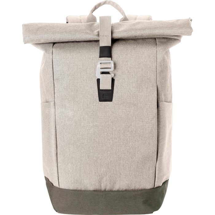 GI1024149-357Polyester _600D_ Rolltop-Rucksack Oberon_ beige