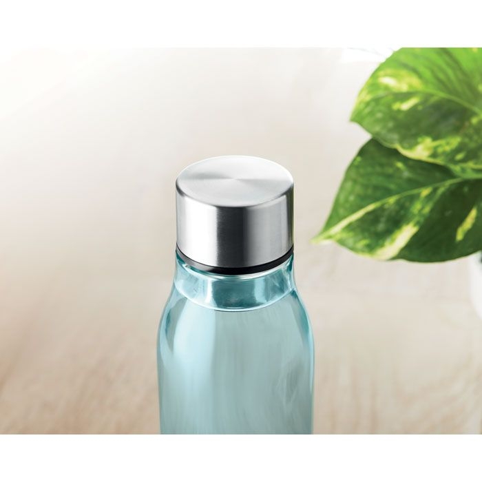 MO6210-23Venice Trinkflasche Glas 500 ml_ Transparent Blau