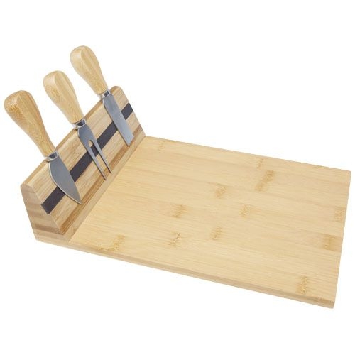 PF113302-1Mancheg Bambus Kaeseplatte mit Besteck magnetisch_ natural