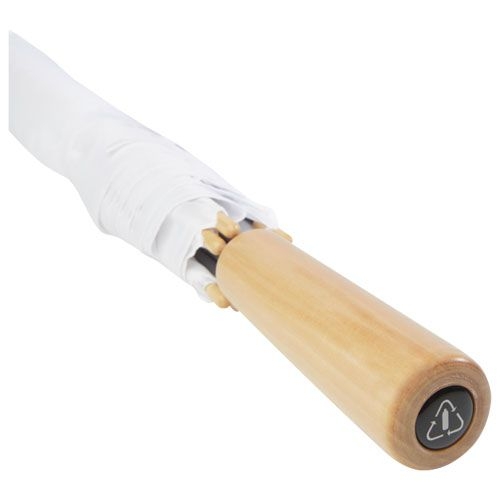 PF109409-1Romee 30'' windbestaendiger Golfschirm aus recyceltem PET_ weiss
