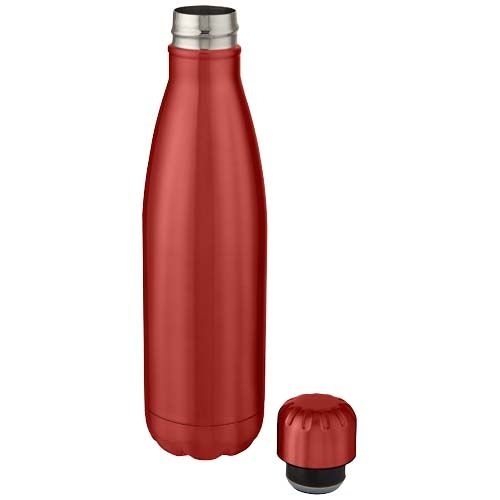 PF100671-3Cove 500 ml vakuumisolierte Edelstahlflasche_ rot