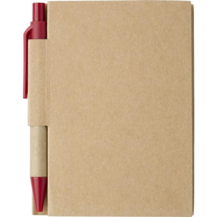 GI6419-08Notizbuch aus Karton Cooper_ Rot GI6419-08Notizbuch aus Karton Cooper_ Rot