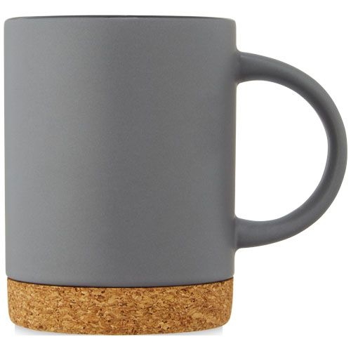 PF100901-2Neiva 425 ml Keramiktasse mit Korkboden_ grau