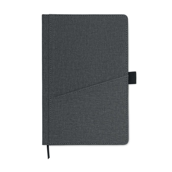 MO2285-15Cinco A5 notebook PU front pocket_ steingrau